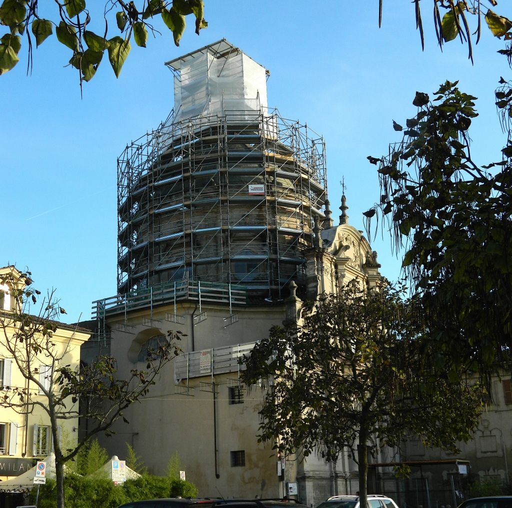 Santa Caterina: salita ai ponteggi